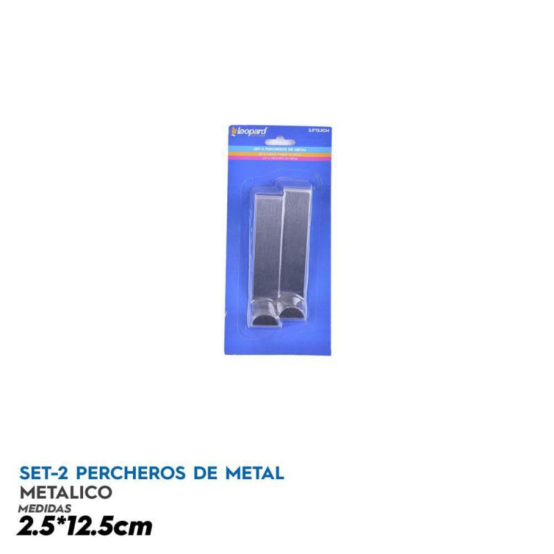 SET-2 PERCHEROS DE METAL