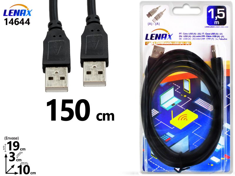 CABLE EXTENSION USB (A-A)