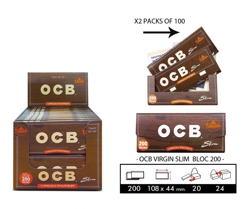 OCB VIRGIN SLIM BLOC 200