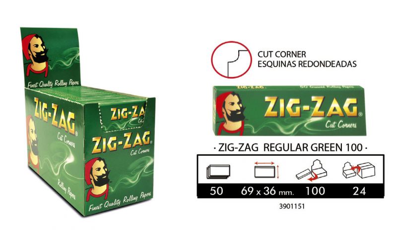 ZIG-ZAG GREEN REGULAR