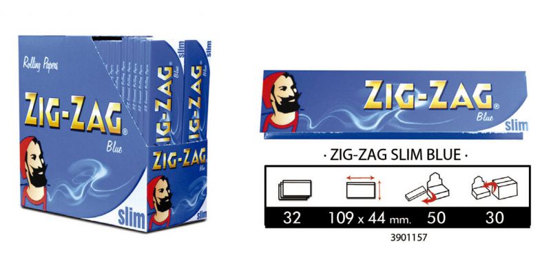 ZIG-ZAG BLUE SLIM