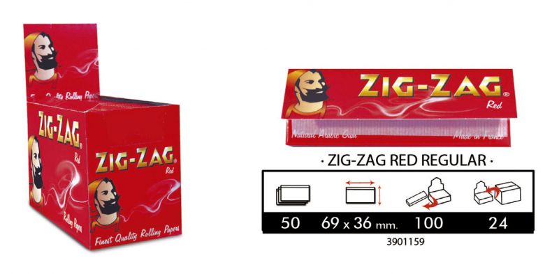 ZIG-ZAG RED REGULAR