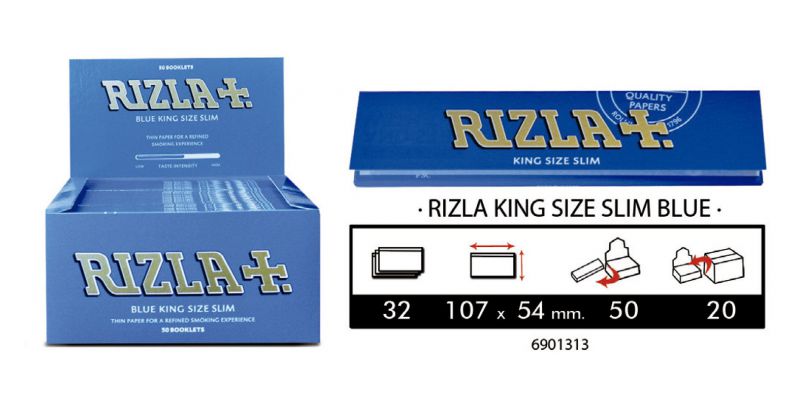 RIZLA KING SIZE BLUE