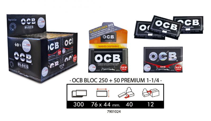 OCB PREMIUM BLOCK 250 + 50