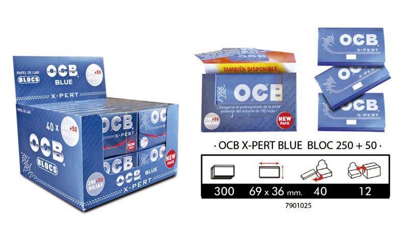 OCB X-PERT BLUE BLOCK 250+50