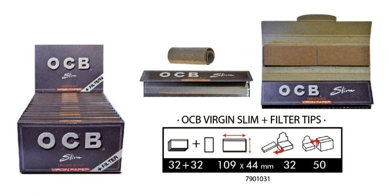 OCB VIRGIN SLIM + TIPS