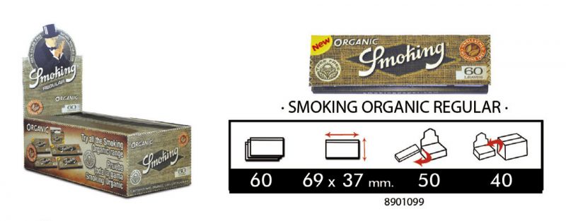 SMOKING ORGANICO REGULAR 70mm
