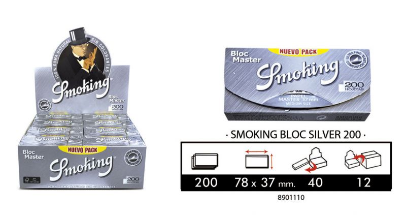 SMOKING BLOC SILVER 200