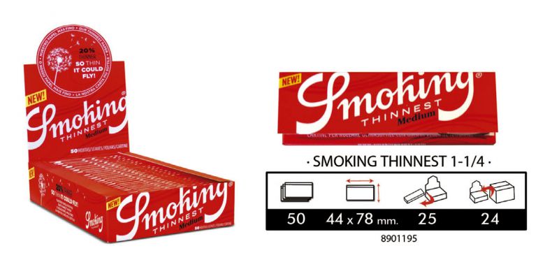 SMOKING THINNEST MEDIUM 1.1/4