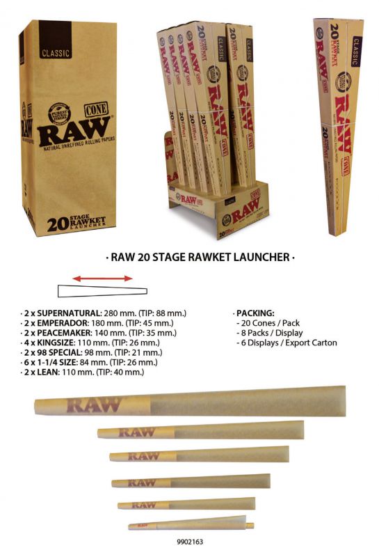 RAW 20 STAGE RAWKET LAUNCHER