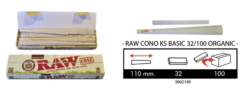 RAW CONO KS BASIC 32/100 ORGANIC
