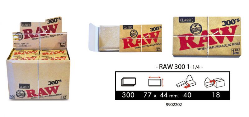 RAW BLOC 300 (FORMATO 1-1/4)