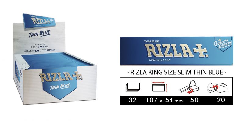RIZLA KING SIZE BLUE