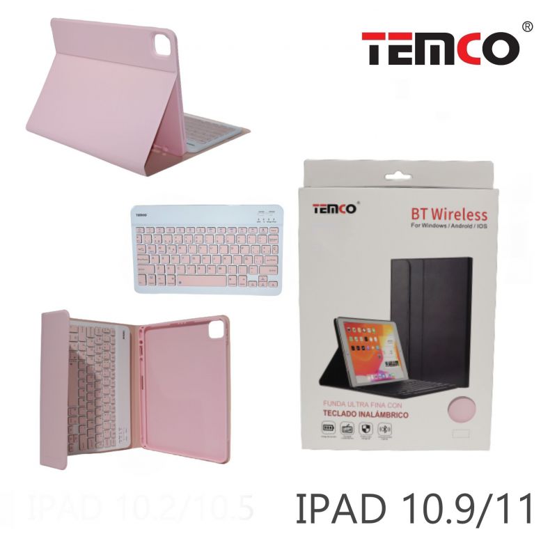 Funda con teclado iPad10.9/11 Rosa