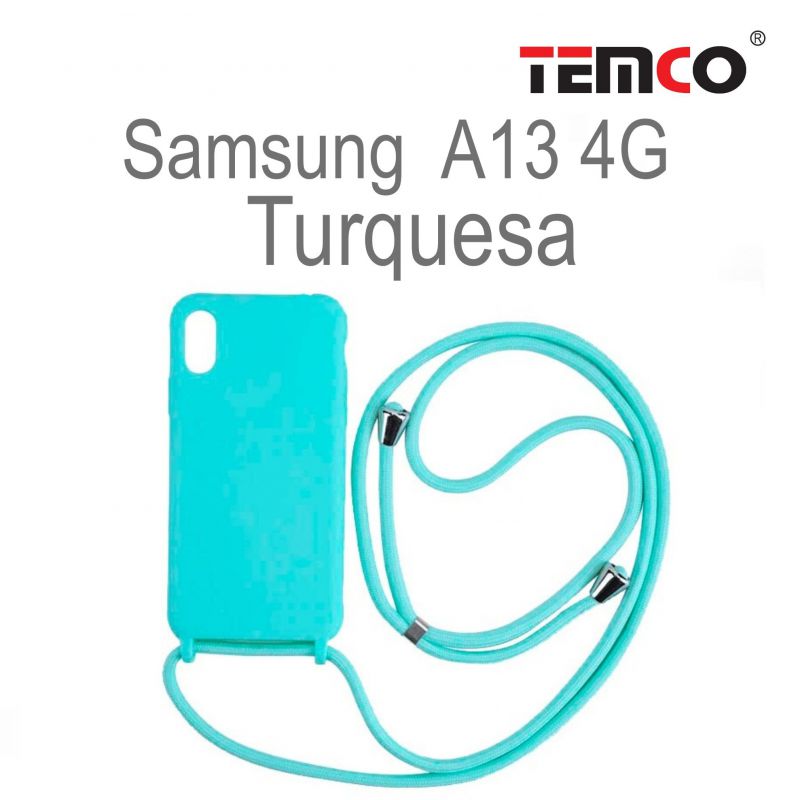 Funda Colgante Samsung A13 4G Turquesa
