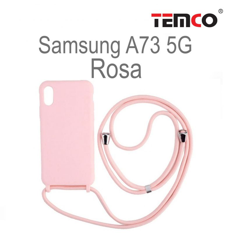 Funda Colgante Samsung A73 5G Rosa