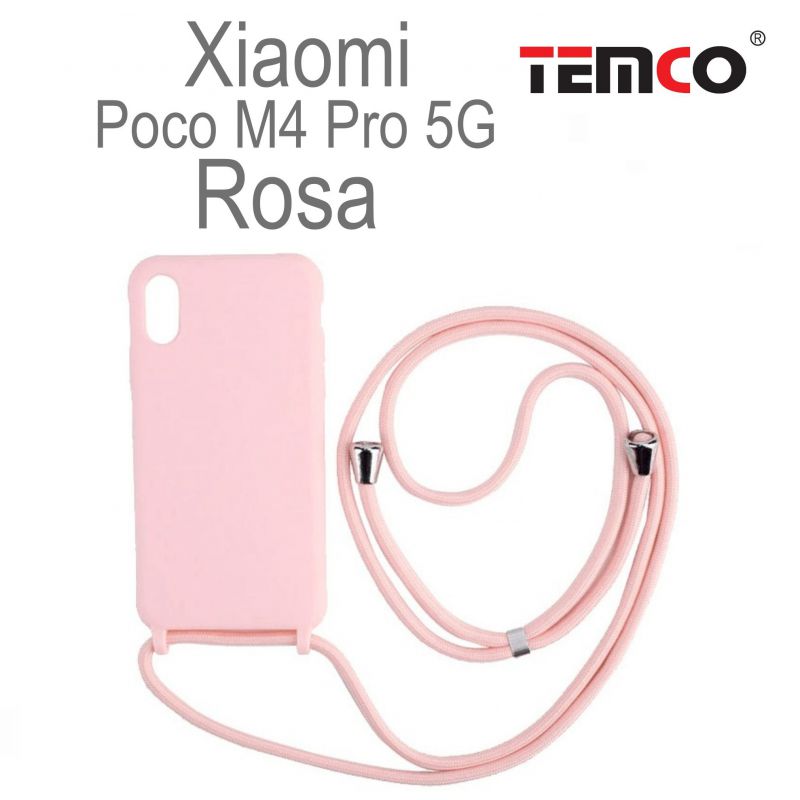 Funda Colgante Xiaomi Poco M4 Pro 5G Rosa