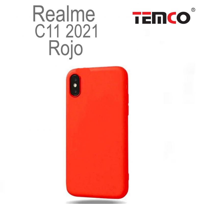 Funda Silicona Realme C11 2021  Rojo