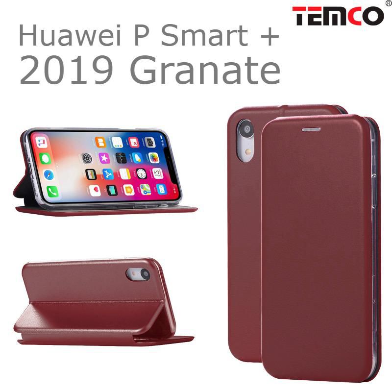 Funda Concha Huawei P Smart + 2019 Granate