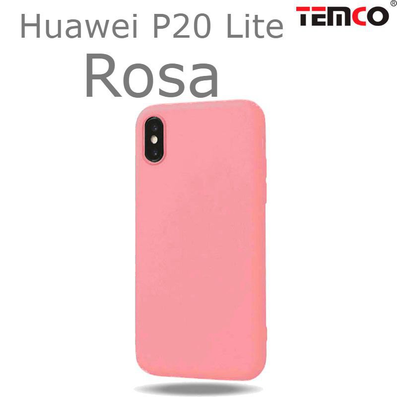 Funda Carcasa silicona calidad Superior Rosa Huawei P20 lite